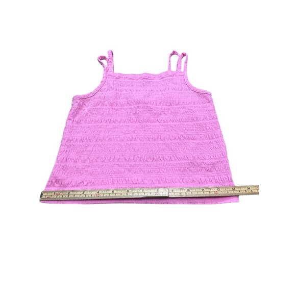 Old Navy Girls Pink Textured Tank Top L (10-12) - Picture 8 of 8
